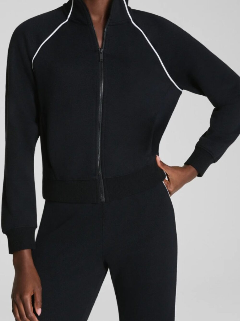 SPANX AirEssentials® Pique Full Zip Track Jacket
